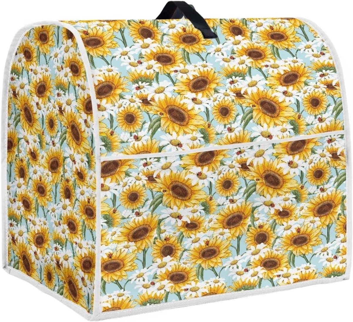 Stand Mixer Cover - Keukenapparaat Organizer - Keuken Beschermen - Met Opbergvak - Meerdere Maten - Tropische Zonnebloem — afbeelding 1