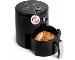 Luchtfriteuse - Compacte friteuse - Gezond koken - Veelzijdige temperatuur - 25 liter - Zilver