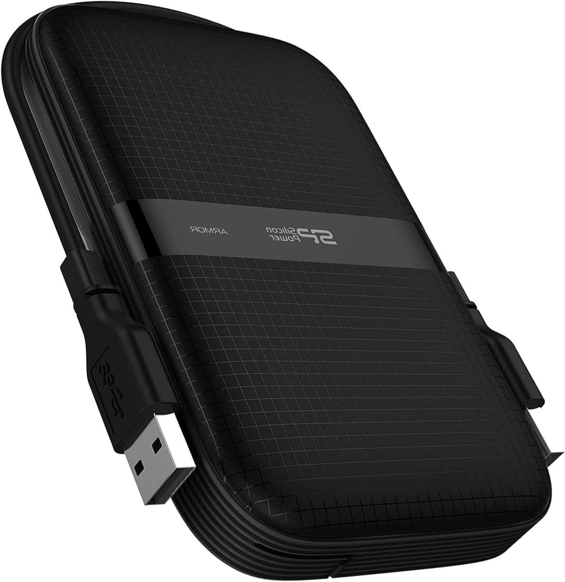Externe Harde Schijf - Portable Hard Drive - Bestanden Opslaan - Militaire Kwaliteit Certificering - 2 TB - Zwart — afbeelding 1