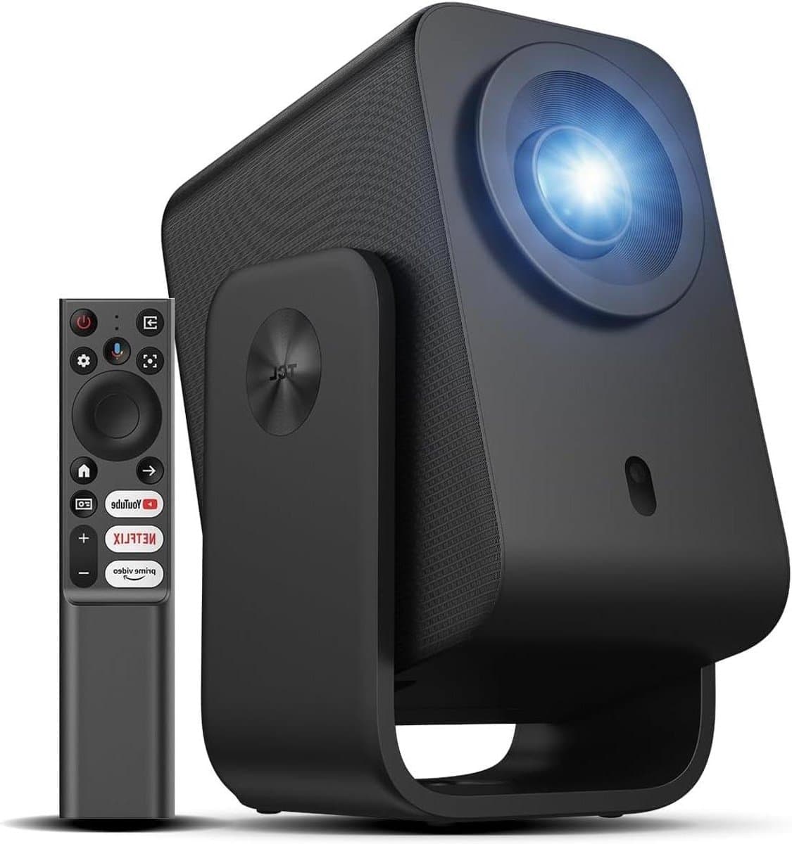 Slimme Beamer - Draagbare Projector - Thuisbioscoop Creëren - Automatische Beeldcorrectie - Tot 120 Inch - Donkergrijs — afbeelding 1