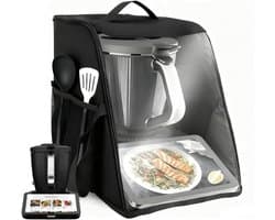 Keukenmachinehoes - Beschermhoes Apparaat - Keuken Organisatie - Waterafstotend Materiaal - 36.5 cm - Grijs