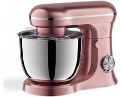Keukenmachine - Mixer Robot - Bakken en Koken - Krachtig Planetair Systeem - 5 Liter Kom - Roze