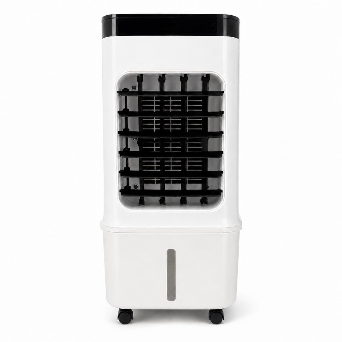 QORA® Airco Zonder Afvoerslang – Luchtkoeler, Ventilator & Luchtbevochtiger – 10,5L – Inclusief Ice Packs – Wit — afbeelding 1