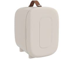 Zerova Cosmetische koelkast 4L - Mini koelkast - Beaty Koelkast Tafelmodel - Koelen en Verwarmen - 20,3 x 26,3 x 28 cm - Créme Wit