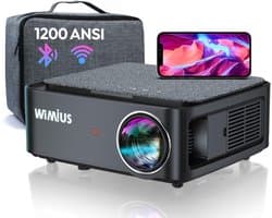 Beamer Full HD met 4K Ondersteuning – 1200 ANSI Lumen – 5 GHz WiFi en Bluetooth – 4D Keystone – 300 Inch