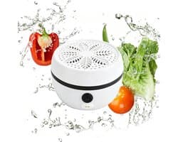 Pesticiden Reiniger - Groente- en Fruitreiniger - Draagbare - Titanium Zuivering - 1200mAh - IPX7 - Verwijder Moeiteloos Bacteriën & Pesticiden - voor Het Reinigen van Fruit, Groenten en Vlees - 1 Wit