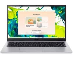 Aspire Go 15 AG15-72P-58FA - Copilot+ PC - Laptop - 15 inch - Core 5 - 16GB - 512GB SSD - Zilver