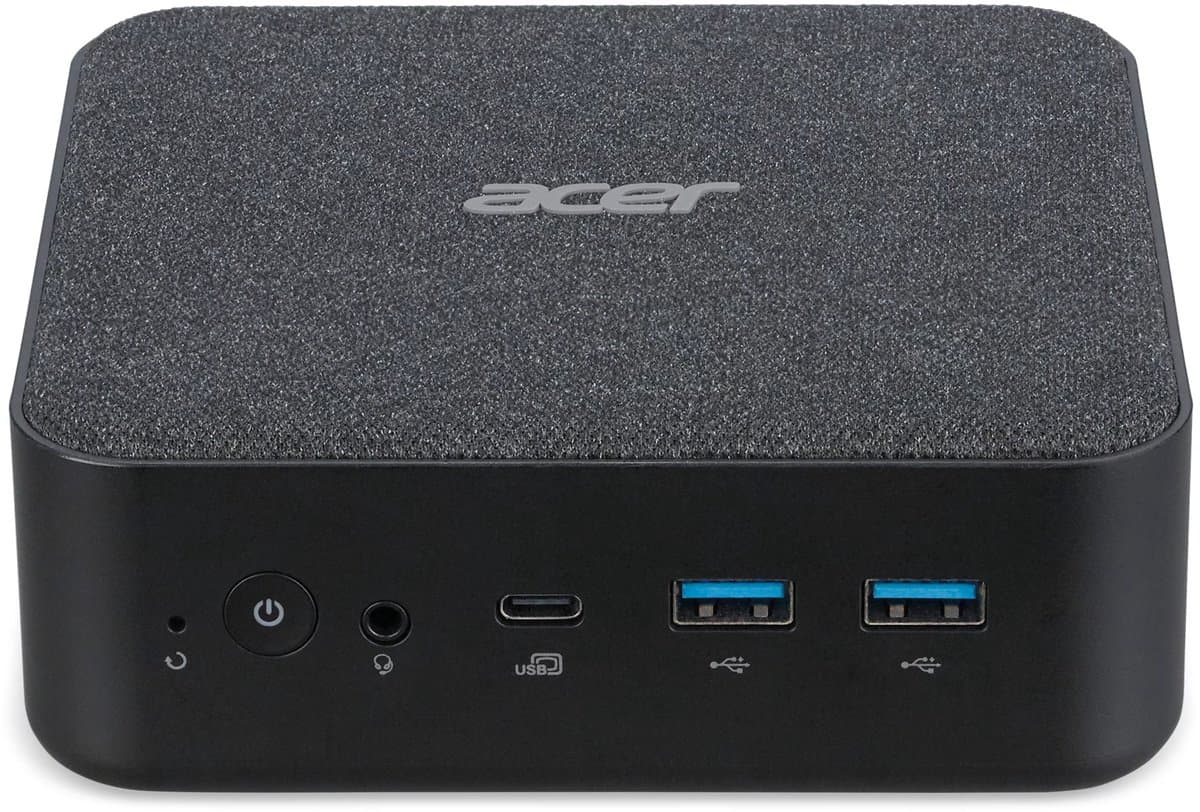 Acer Revo Box RB102-14U5U Intel Core Ultra 5 125U 16 GB DDR5-SDRAM 512 GB SSD Windows 11 Home Mini PC Zwart — afbeelding 1