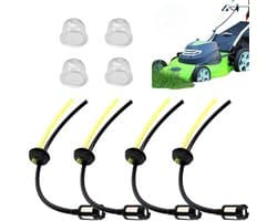 Brandstoffilter Set 4 Stuks - Brandstofslang 27.5 cm - Brandstofslang 15 cm - Universele Onderdelen - Hoogwaardige ABS/Rubber - Geschikt voor 18 mm Motoren