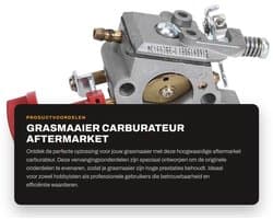 Dailygoods - Grasmaaier carburateur - Aftermarket vervangingsonderdelen - Hoge prestaties - Carburateur trimmer - Geschikt voor 243R 243RJ 543RBK 543R...