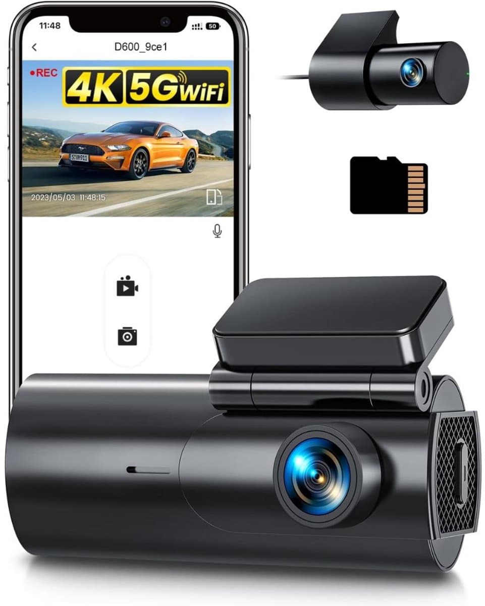 SP® Dashcam - Dashcam voor Auto - Dashcam voor En Achter - Zwart - 4cm x 6cm x 3cm — afbeelding 1
