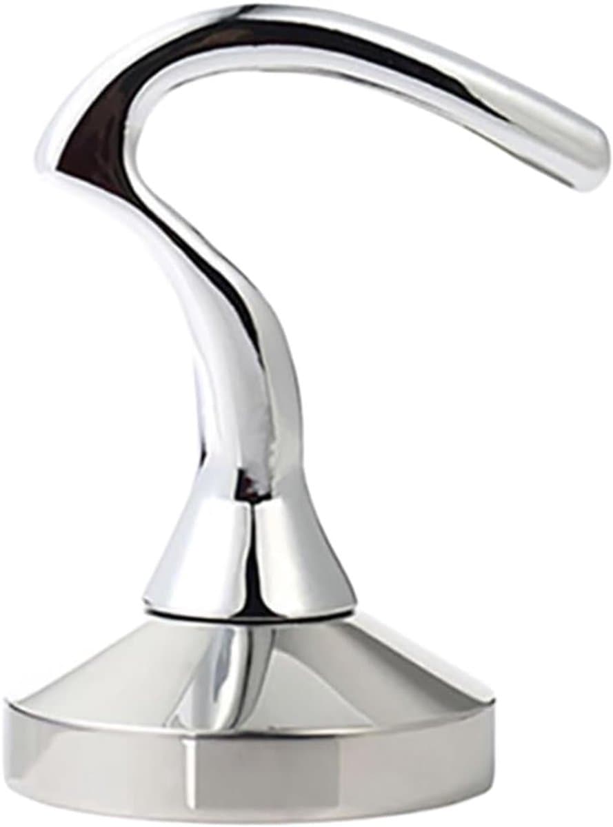 Koffie Sabotage - Espresso Pers - Dagelijks Brouwen - Ergonomische S-Vorm - 51Mm Diameter - Zilver — afbeelding 1