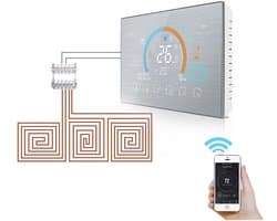 Digitale Thermostaat - Weerstation Binnen - Slim Verwarmen - App Bediening - 500 Gram - Zilver