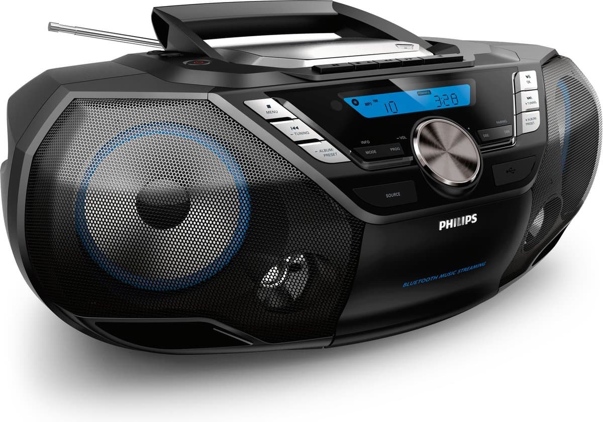 Philips AZB798T - Radio/CD-Speler met DAB+ - Zwart — afbeelding 1
