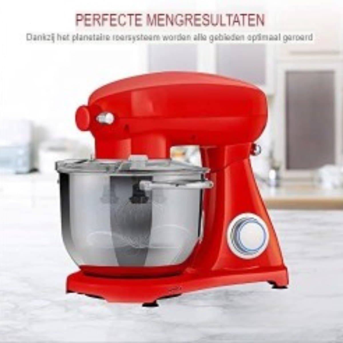Deegmachine - Kneedmachine - Rood — afbeelding 1