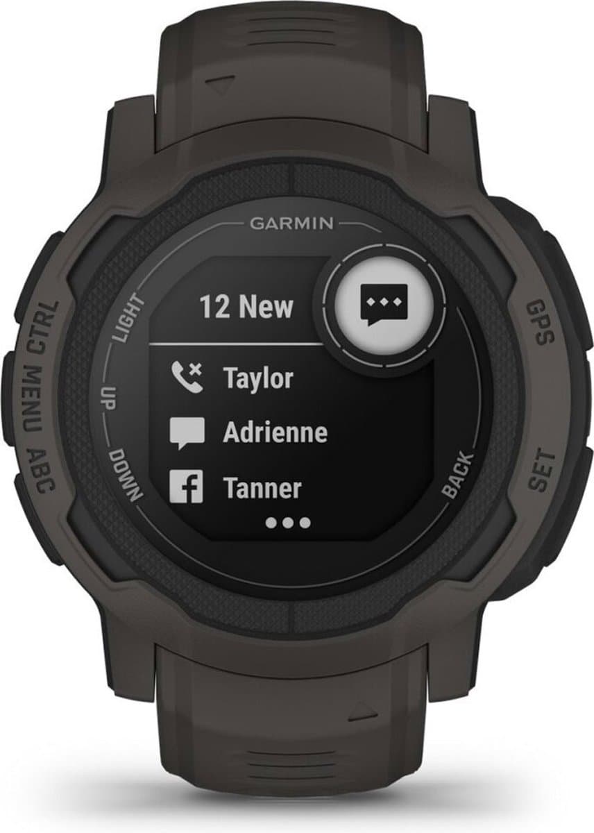 Garmin Instinct 2 - Sporthorloge met GPS - Smartwatch voor heren - 45mm - Graphite — afbeelding 1