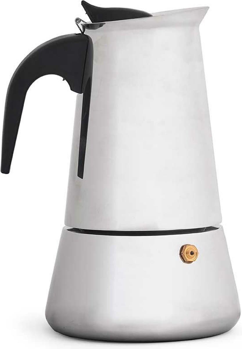Kinvara Percolator Italiaans koffiezetapparaat - staal - zilver - 6kopjes - Koffiezetter — afbeelding 1