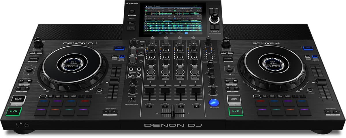Denon DJ SC Live 4 Stand alone DJ controller met touch screen — afbeelding 1