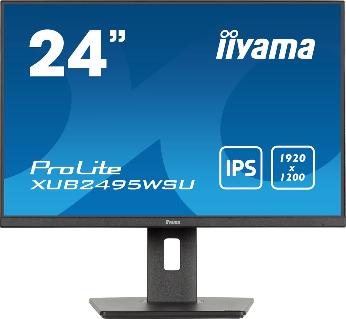 iiyama ProLite XUB2495WSU-B7 - 24 Inch - IPS - WUXGA - USB-hub - In hoogte verstelbaar — afbeelding 1