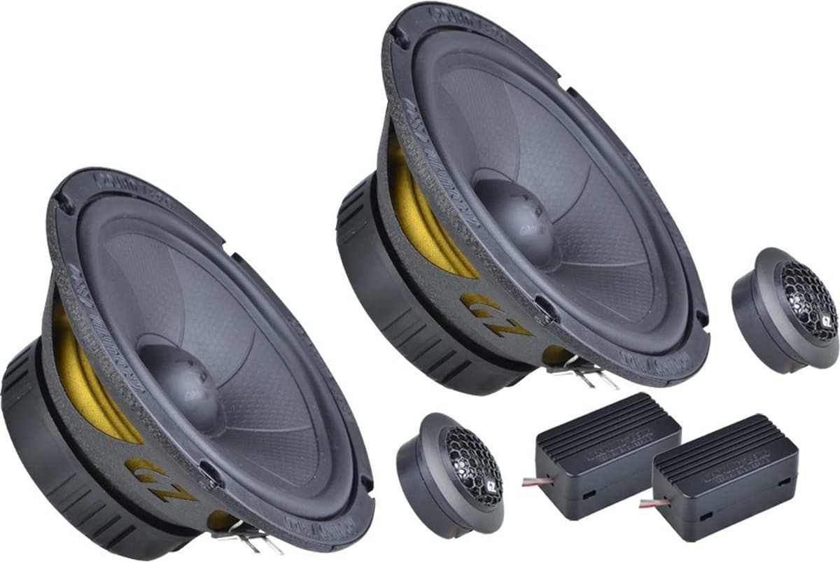 Ground Zero Iridium GZIC 165.2 - Autospeakers - 16,5 cm - 2-Weg Compo Speaker Set - 150W — afbeelding 1