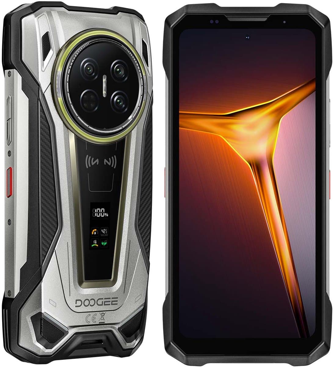 DOOGEE Vmax2 Pro Robuuste smartphone 5G - 6.78 inch 120Hz - 48GB RAM - 1TB ROM - 22000 mAh 120W - Android 16 - 200MP AI camera - IP68/IP69K - NFC,GPS - Telefoons 2026 nieuw - Titan — afbeelding 1