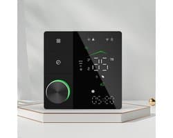 Slimme Thermostaat - Verwarming Timer - Energie Besparen - App Bediening - Compact - Zwart