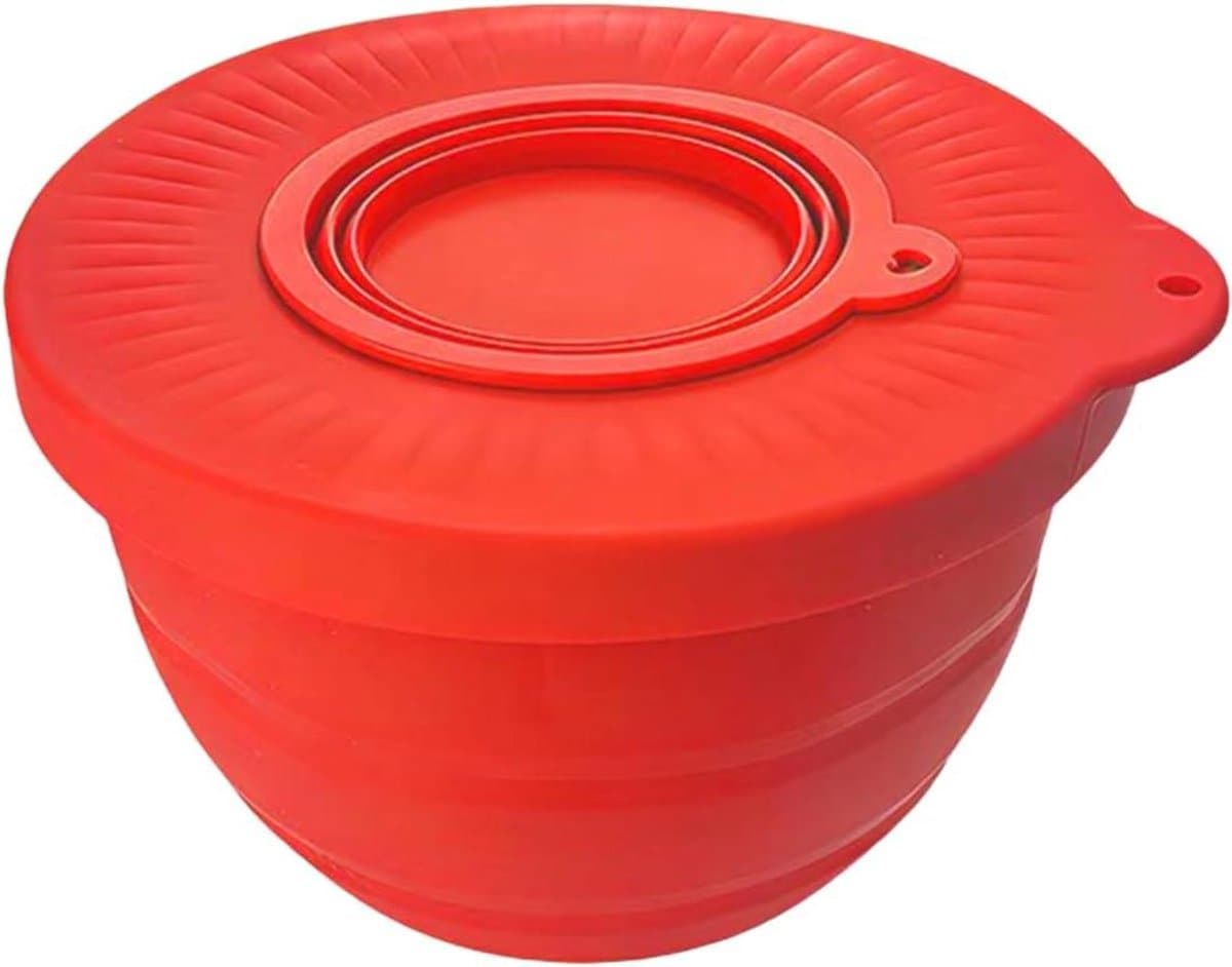 Spatbescherming Mixer - Keukenmachine Deksel - Morsvrij Mixen - 4-in-1 Lekvrij Ontwerp - 4.2-4.7 Liter - Rood — afbeelding 1