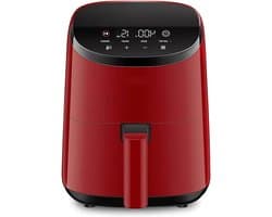 Mini Airfryer Oven - Kleine Frituurpan - Gezond Koken - Ruimtebesparend Ontwerp - 2.1 Liter - Rood