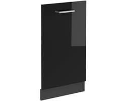 Vaatwasser Paneel Hoogglans Zwart 45 cm - Universele Montage