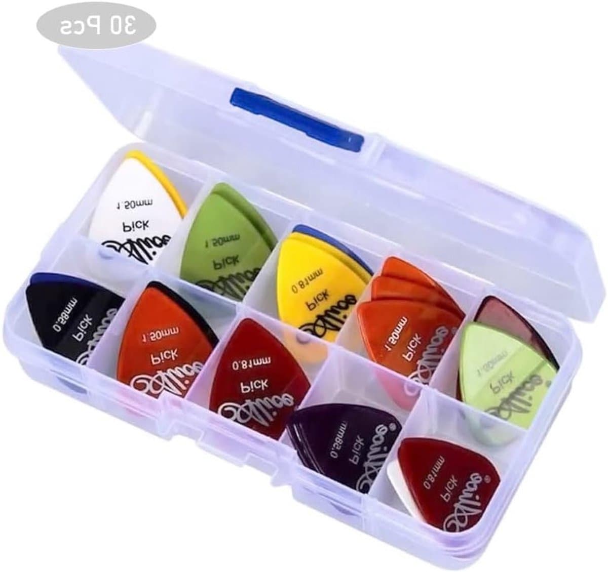 Solidchoice - Set van 30 Gitaarplectrums voor Akoestische en Elektrische Gitaar — afbeelding 1
