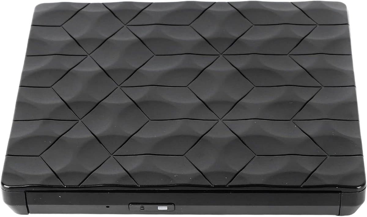Externe DVD-drive - Draagbare Brander - Bestanden Overzetten - Ultradun Ontwerp - USB 3.0 - Zwart — afbeelding 1