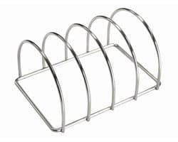 Keij Kamado BBQ Sparerib Rek Small - RVS - voor 4 spareribs