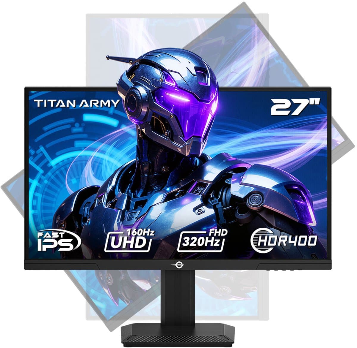TITAN ARM P2712V Plat 16:9 Fast IPS UHD 160Hz Dual mode FHD 320Hz Gamingmonitor — afbeelding 1