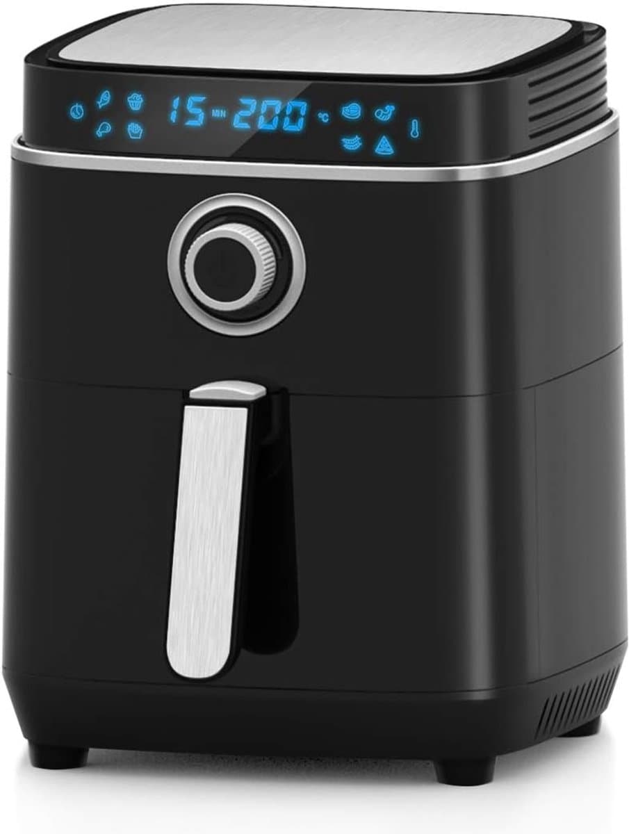 Heteluchtfriteuse - Airfryer Digitaal - Gezond Koken - Intuïtief Touchscreen - 35 Liter - Zwart — afbeelding 1