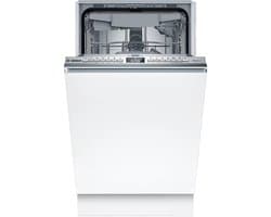 Bosch SPV4HMX10E - Inbouwvaatwasser - 10 Couverts - RVS - Volledig ingebouwd - E label - 44 dB - AquaStop - Stil - Besteklade