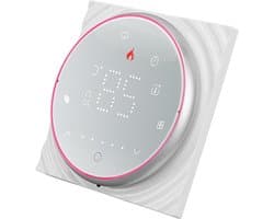 Slimme thermostaat - Verwarmingsregelaar - Energie besparen - Programmeerbaar schema - ±1℃ tolerantie - Wit