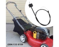 Dailygoods- Bedieningskabel 128 cm - Compatibel met Toro 20339/20377/20378 - Slijtvast - Eenvoudig te installeren - Hoge temperatuur weerbestendig - Metaaldraad en plastic omhulsel - Remkabel