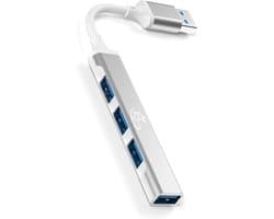 USB A Multi-Poort Extender - USB Hub - Extra Poorten Toevoegen - Hoge Snelheid 5Gbps - 4 Poorten - Zwart