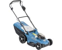 Draadloze Grasmaaier - Elektrische Duwmaaier - Gazon Onderhoud - Borstelloze Motor - 43 cm Maaibreedte - Rood/Zwart