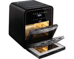Heteluchtfriteuse - Airfryer Frituurpan - Gezond Frituren - Grote Inhoud - 12 Liter - Zwart Roze