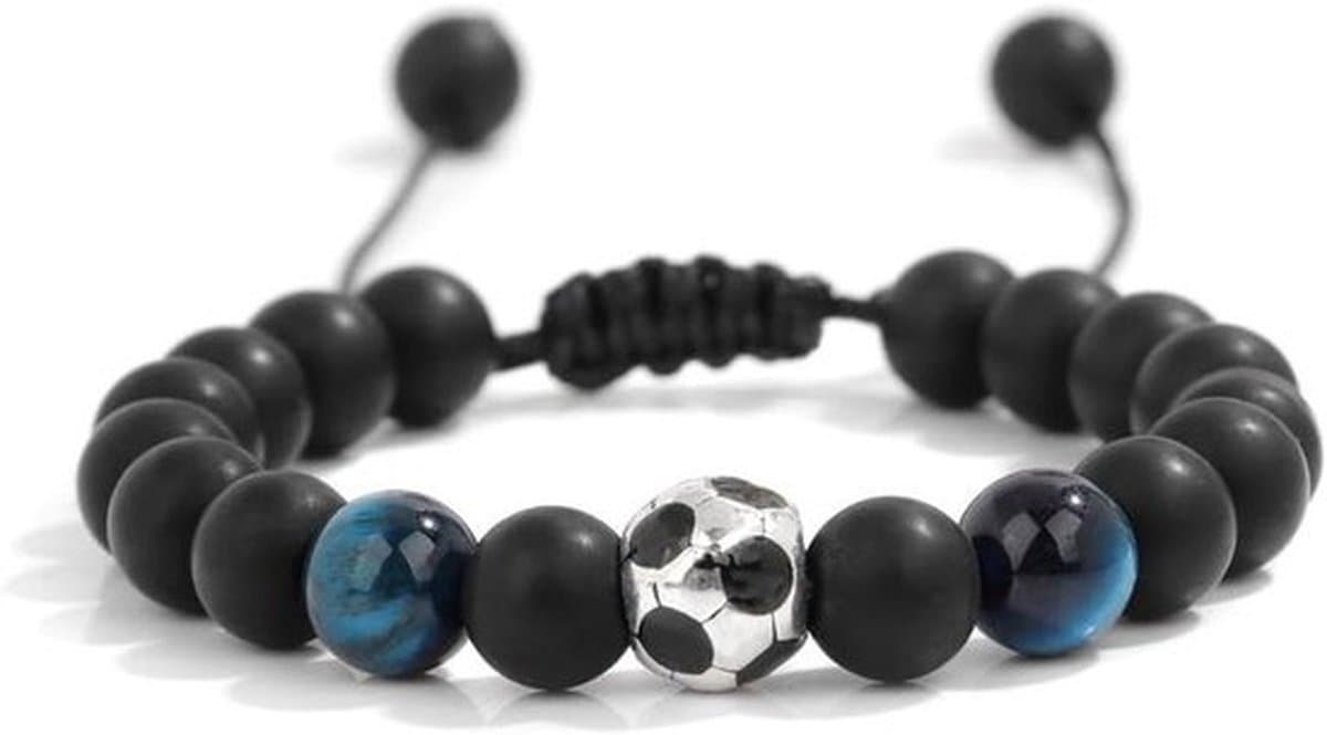 Stoere voetbal armband voor jongens van 1 tot 12 jaar, ideaal als voetbal cadeau en leuk accessoire voor jonge voetballiefhebbers — afbeelding 1