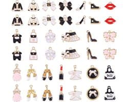 Set bedelhangertjes met kleurrijke emaille bijen van duurzame metaallegering, ideaal voor het maken van unieke insecten sieraden en accessoires