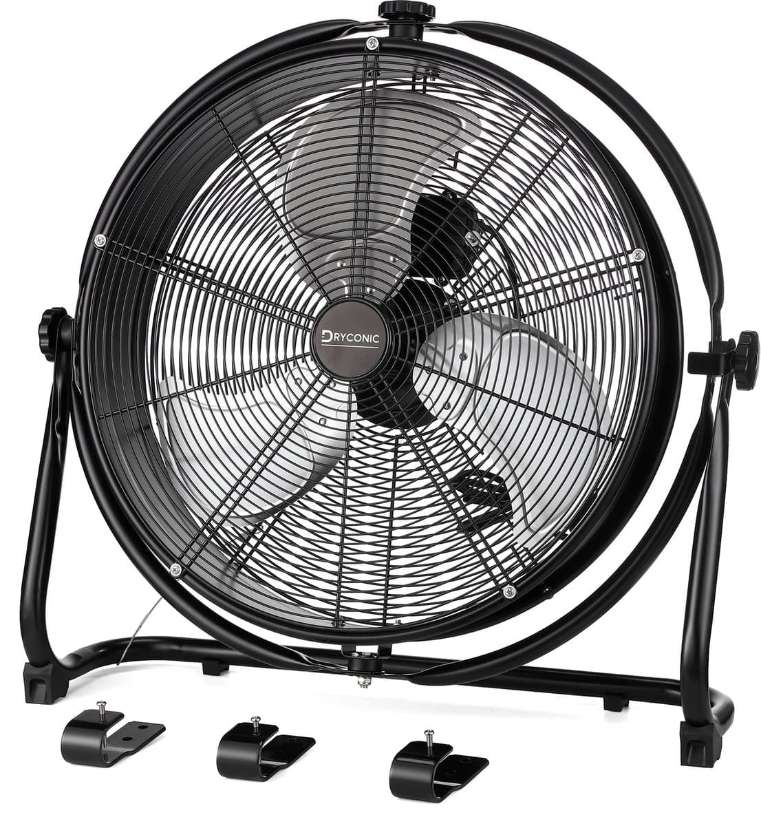 Dryconic 500mm. Professionele Ventilator met Beugel 360 Graden Draaibaar met 3 Snelheden en Ophangsysteem Voor Wandmontage — afbeelding 1