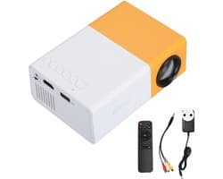 OmGoods - Dailygoody - Miniprojector - Draagbare LED-projector - 1080P Full HD - Compact formaat - Thuisbioscoop projector - Geschikt voor kinderen - EU-stekker