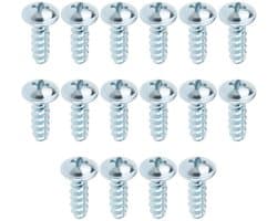Dailygoods- Grasmaaier Schroeven 16 Stuks - M5 x 16 mm - Verzinkt Staal - Vervangingsschroeven - Eenvoudige Installatie - Duurzaam Materiaal