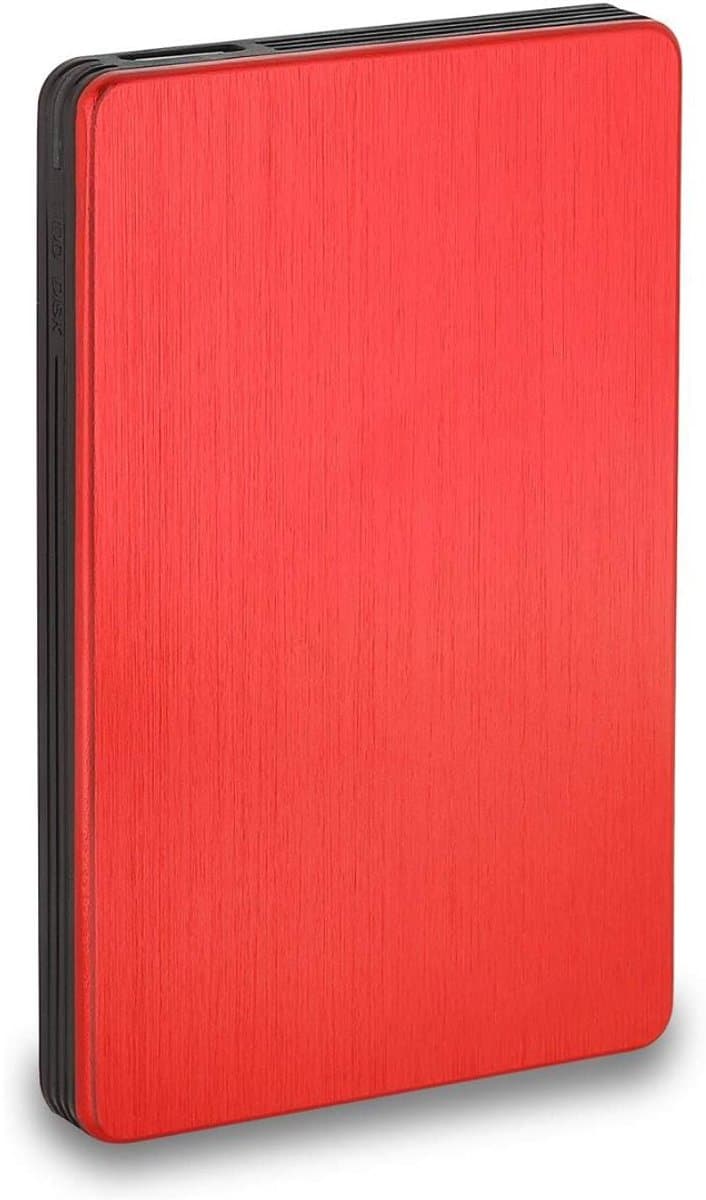 Harde Schijf Extern - Draagbare - 500GB Opslag - Rood — afbeelding 1