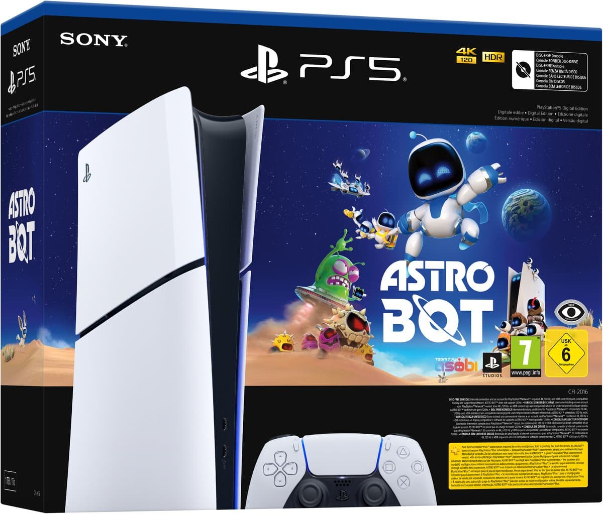 PlayStation 5 - Slim Digital Edition - Astro Bot bundel — afbeelding 1