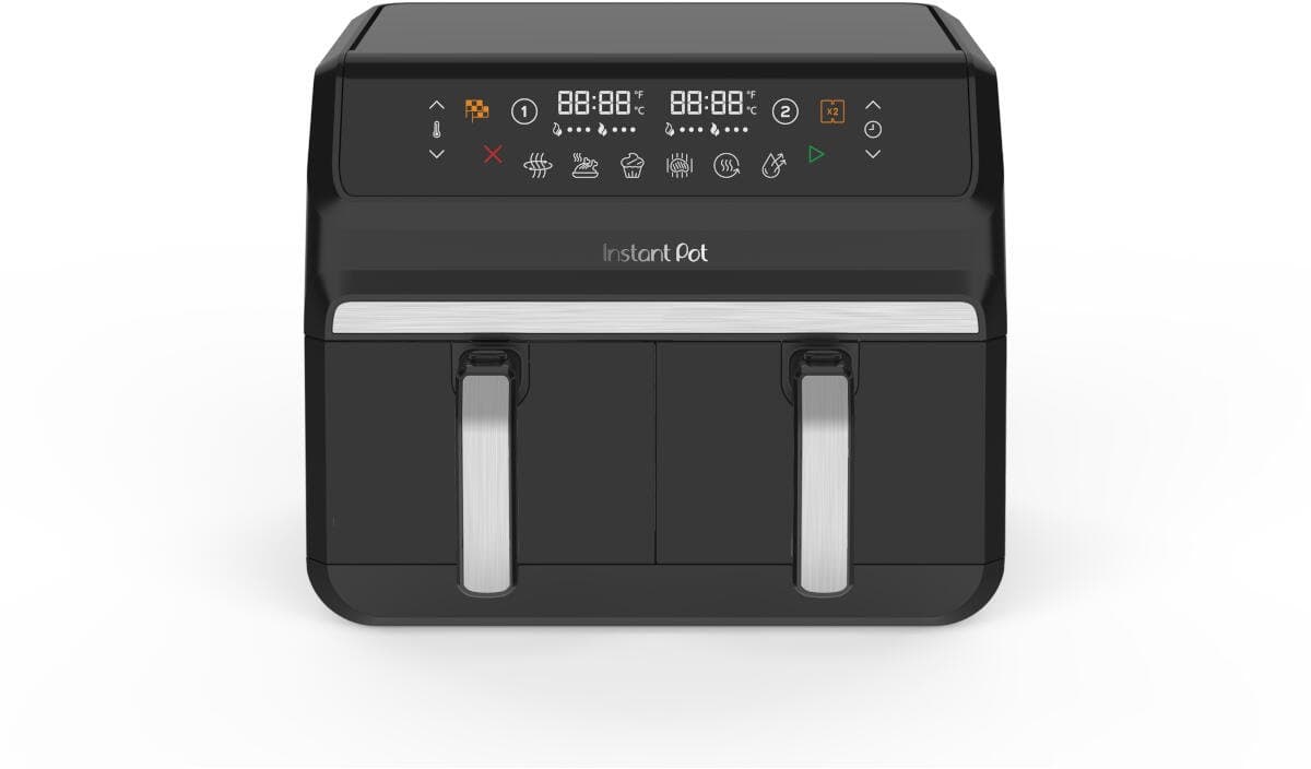 Instant Pot Vortex Dual Drawer 8L Airfryer – Dubbele Airfryer met 2x 4L Laden – SyncCook™ & SyncFinish™ – ClearCook – 8-in-1 – Tot 205°C – Vaatwasserbestendig — afbeelding 1