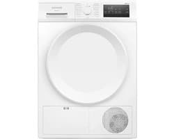 Siemens iQ300 WT43H004, Vrijstaand, Voorlader, Condensatie, Wit, Draaiknop, Touch, Rechts