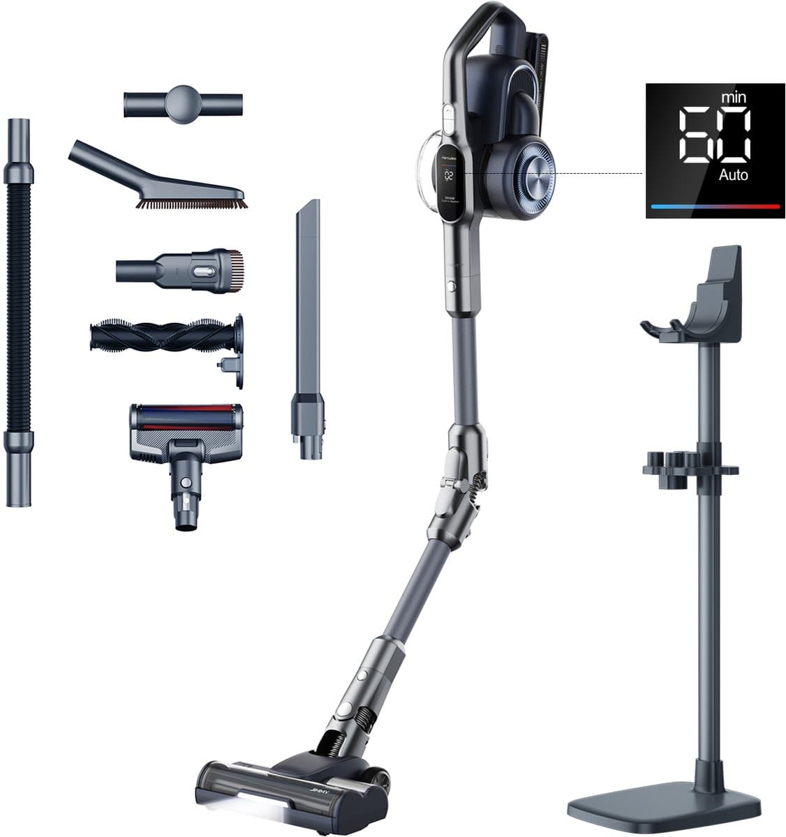 JIMMY Hercules H11 Pro Draadloze Steelstofzuiger - 260AW - Verwijderbare accu - Automatische zuigregeling - Donkergrijs — afbeelding 1